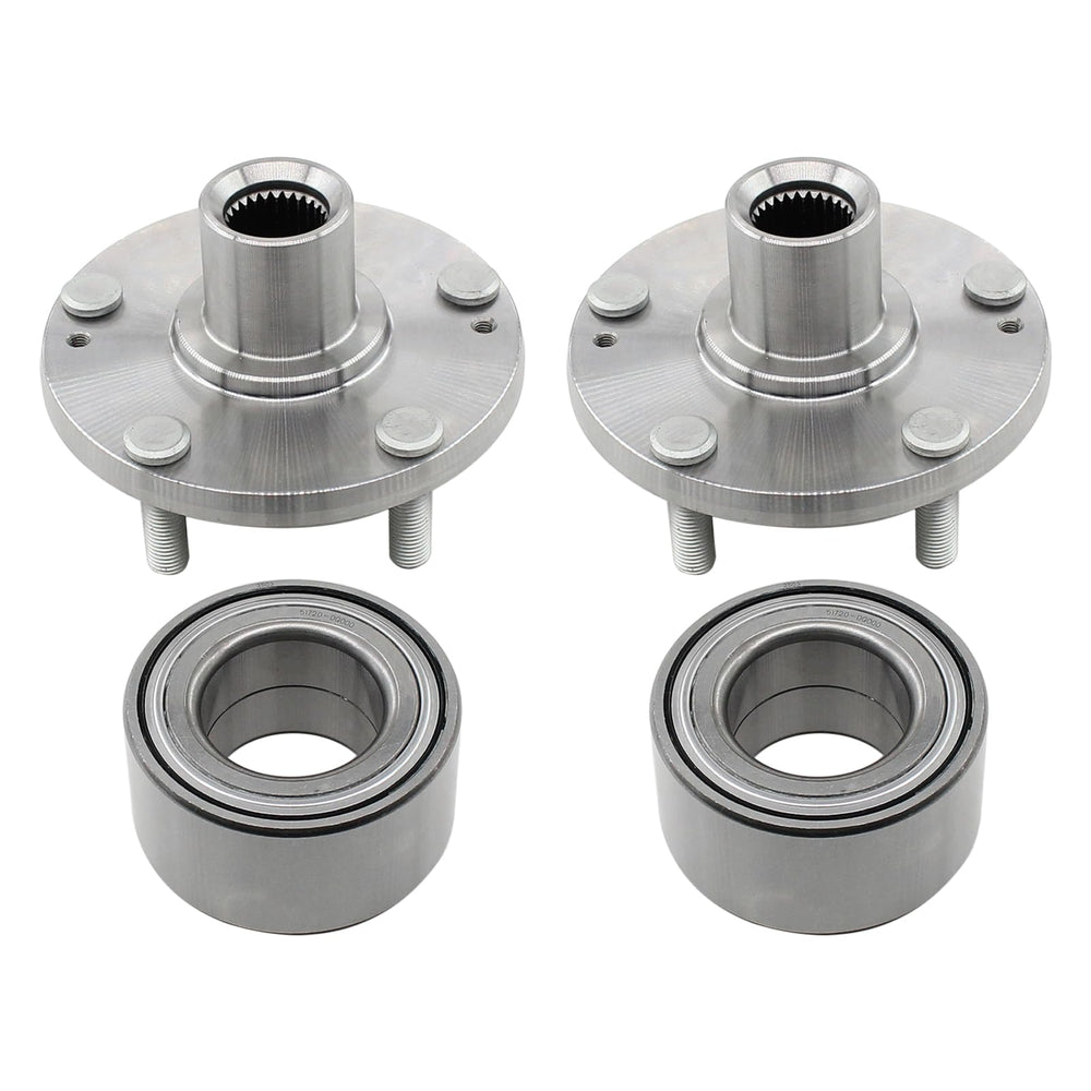 Roneeson front hub assembly front view showing bolt pattern and ready-to-install benefit