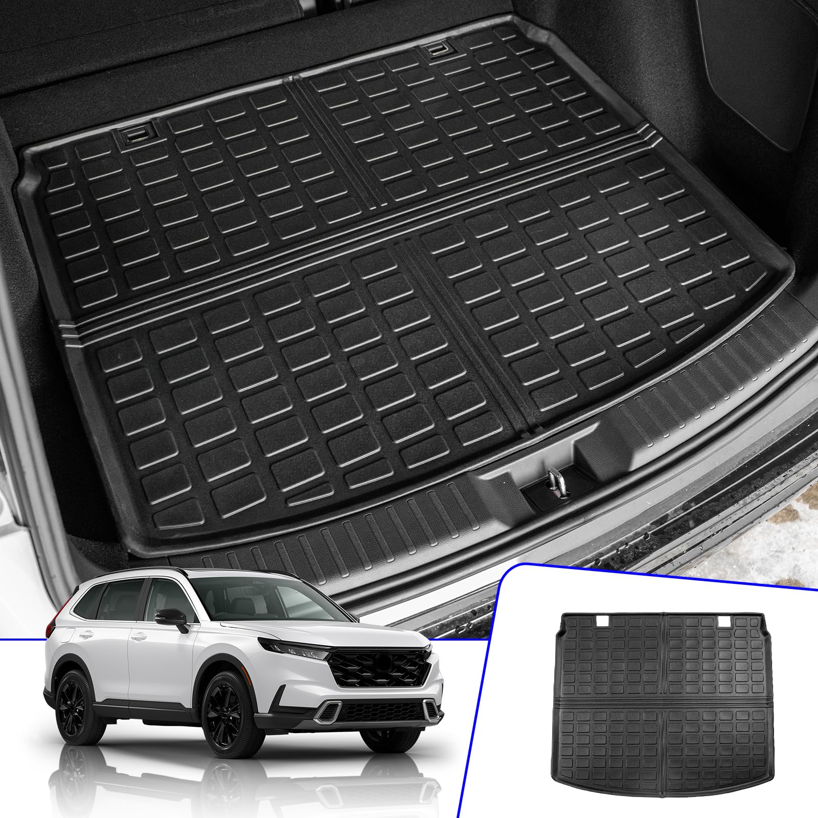 Rongtaod front packaging showing cargo mat and included fit details
