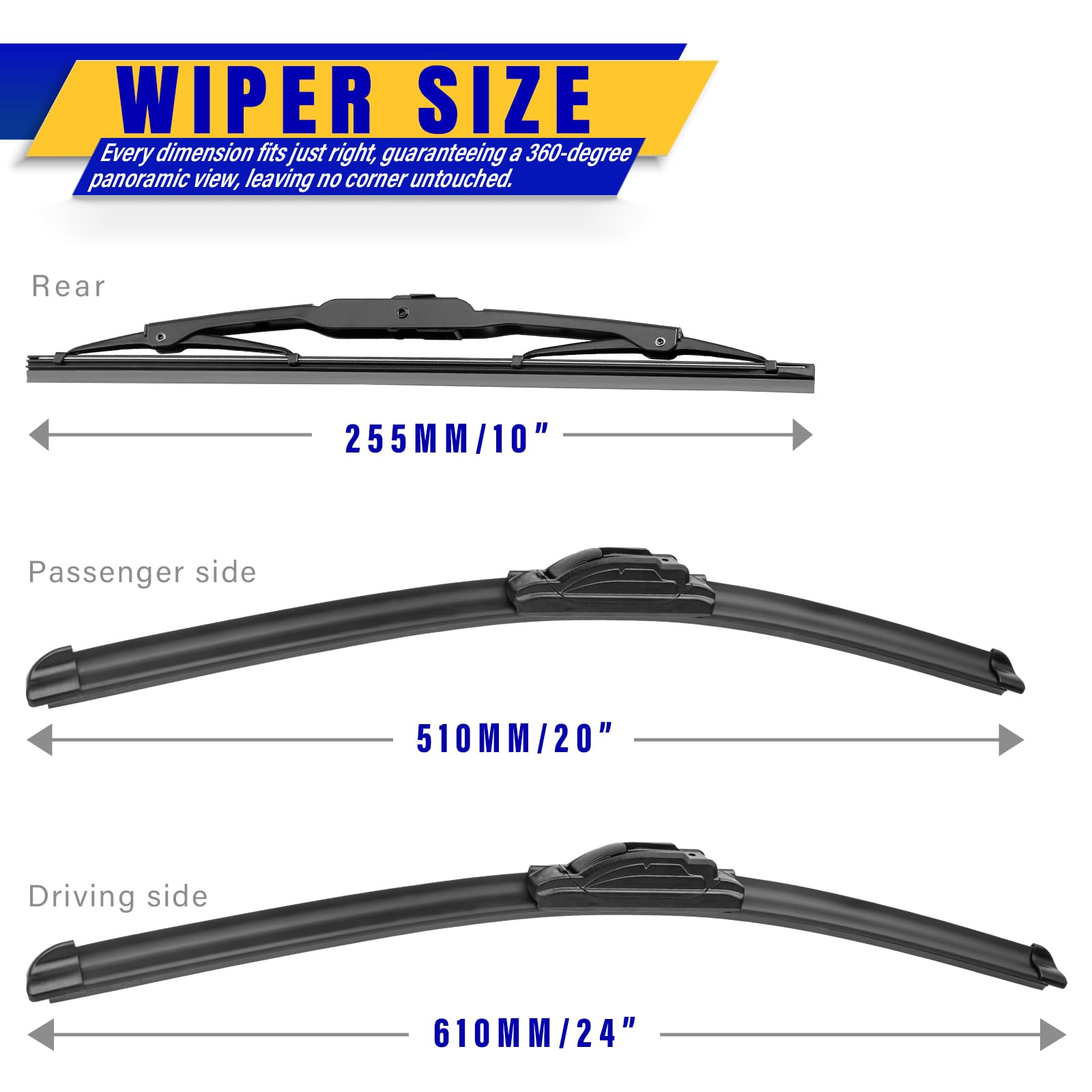 Rooppa close-up of rubber edge for smoother, streak-free wiping