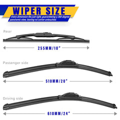 Rooppa close-up of rubber edge for smoother, streak-free wiping