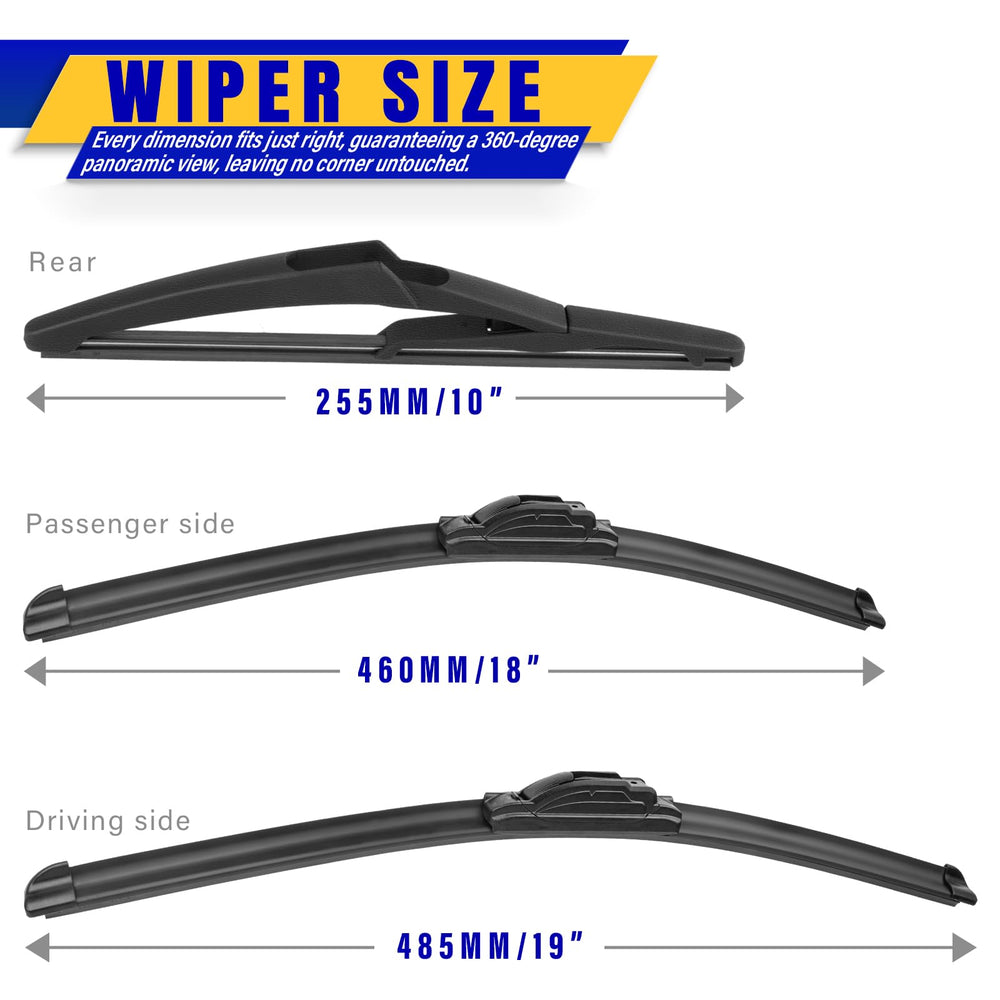 Rooppa close-up of rubber edge providing streak-free visibility