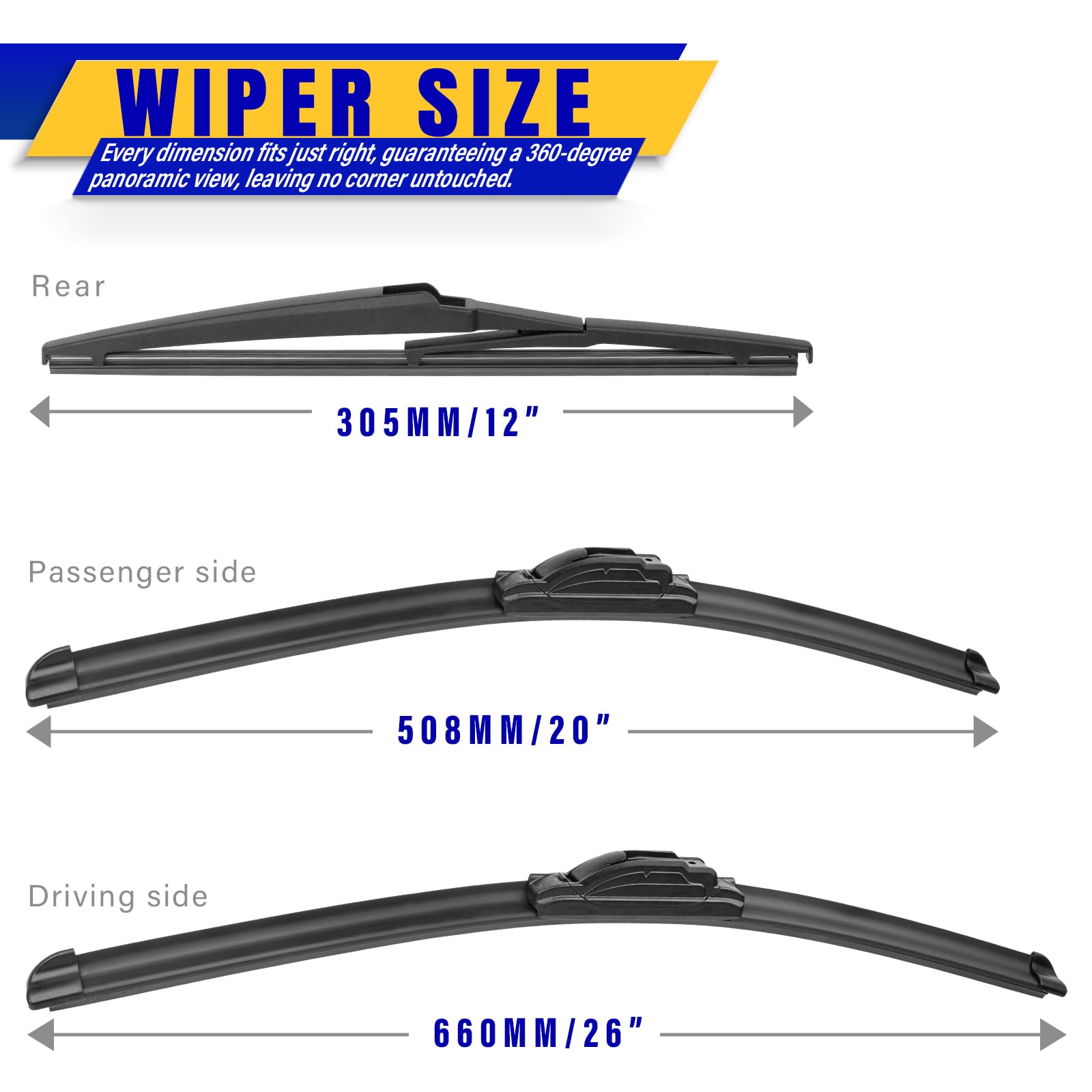 Rooppa close-up of rubber edge, improved streak-free wiping