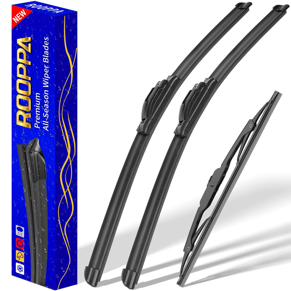 Rooppa front packaging showing Traverse-fit wipers and clear fit benefit