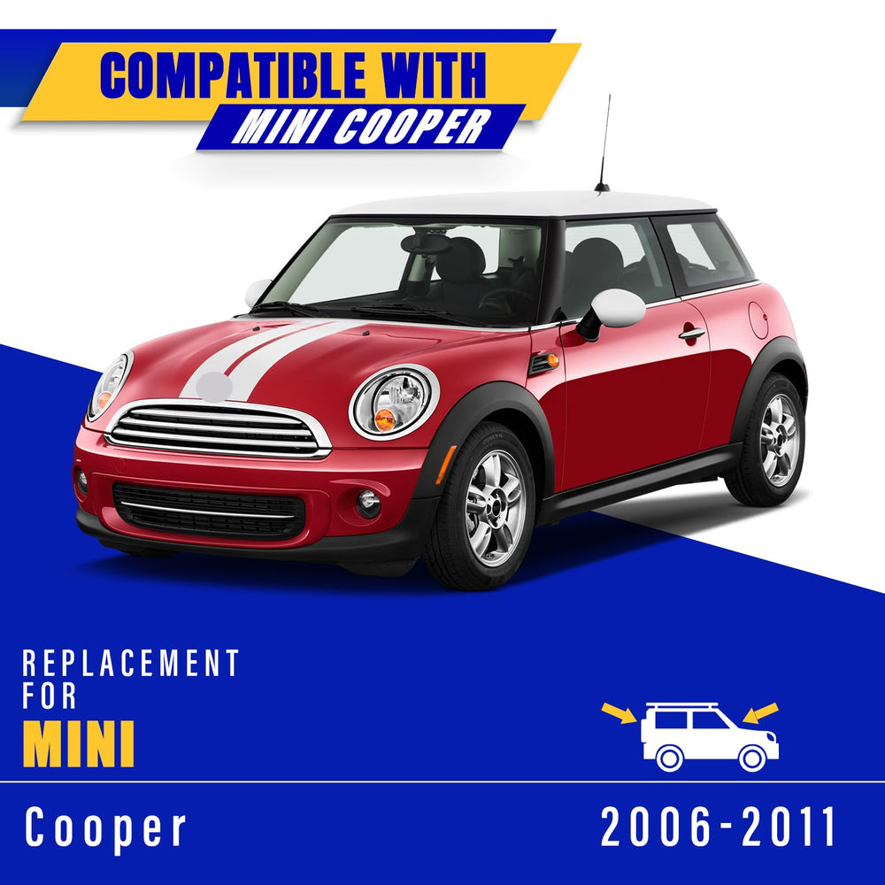 Rooppa rear blade on Mini Cooper hatch for improved rear visibility