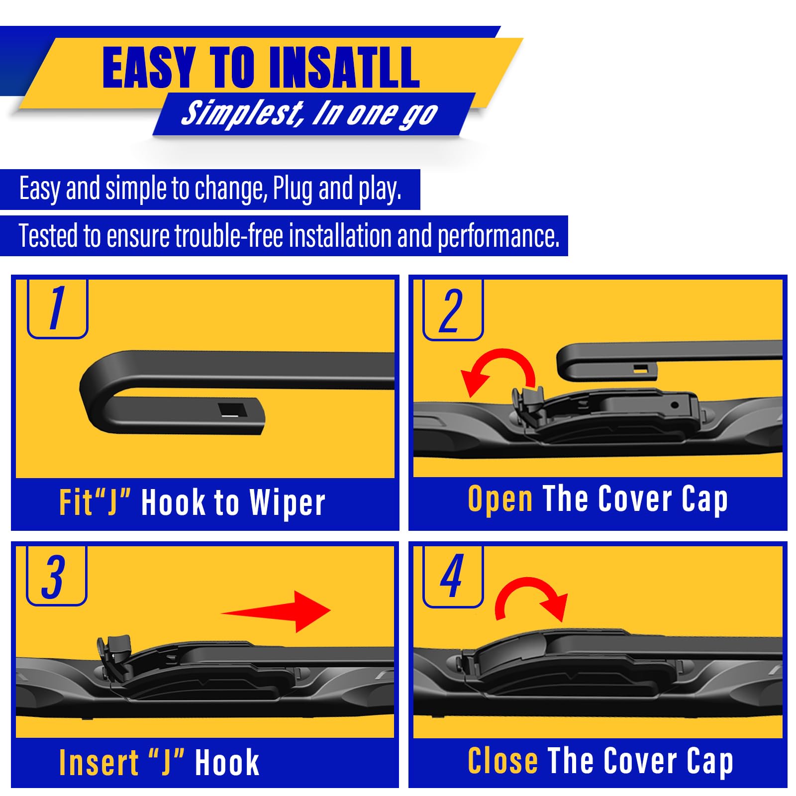Rooppa instruction manual laid out showing simple installation steps