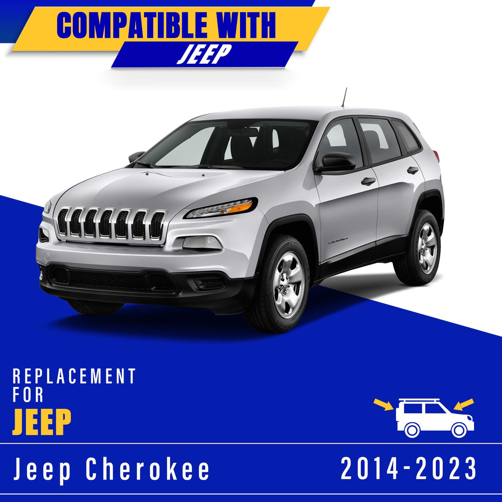 Rooppa rear blade fitted to Cherokee tailgate for better rear visibility