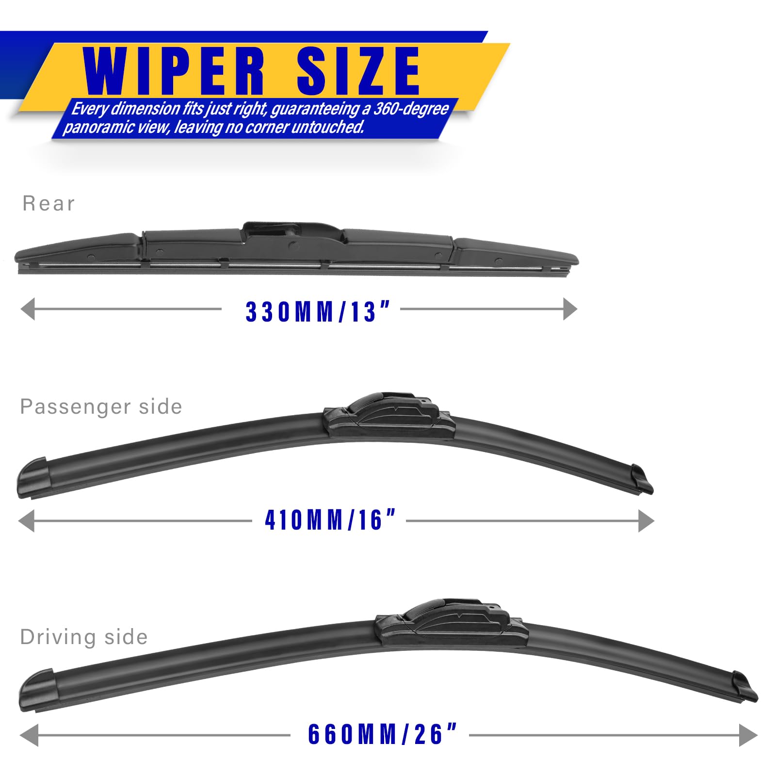 Rooppa close-up of blade edge showing precision rubber for streak-free wiping