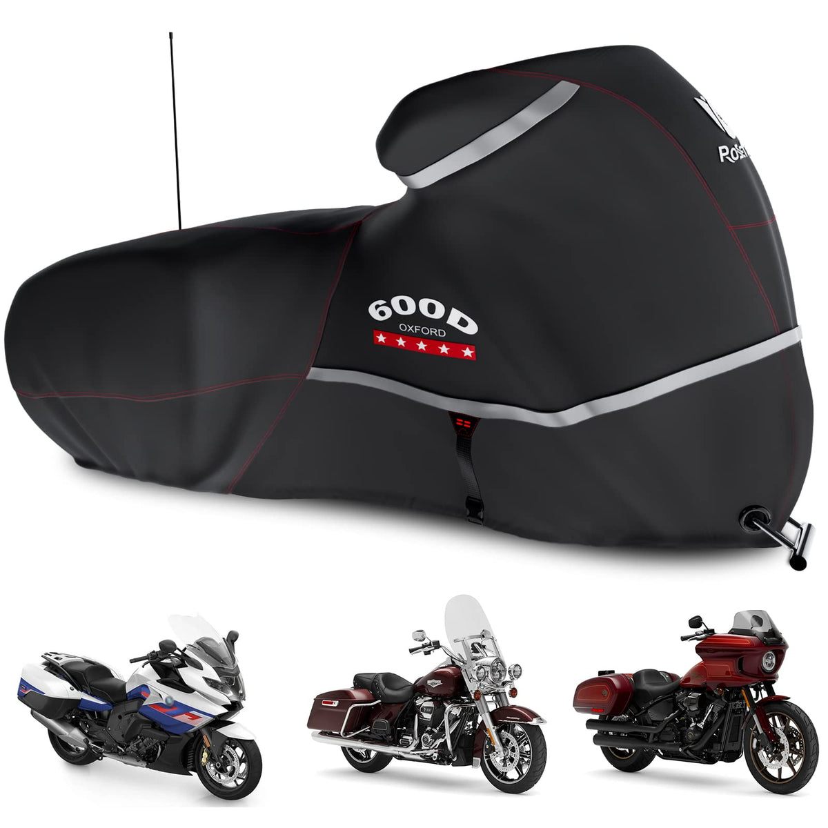 Rosefray front view showing full coverage and weather protection