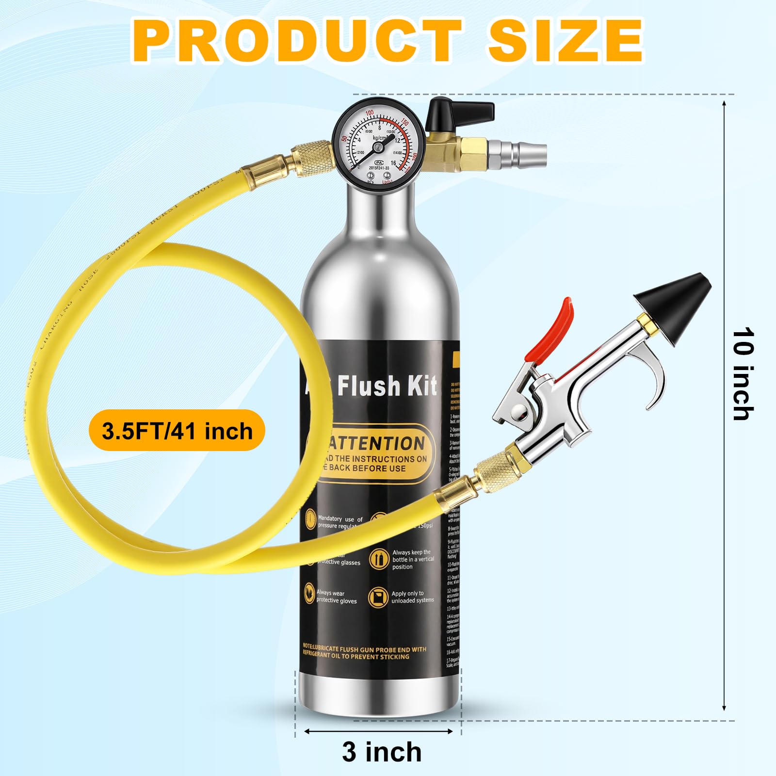 Rossesay pressure gauge closeup providing clear pressure readings for safe operation