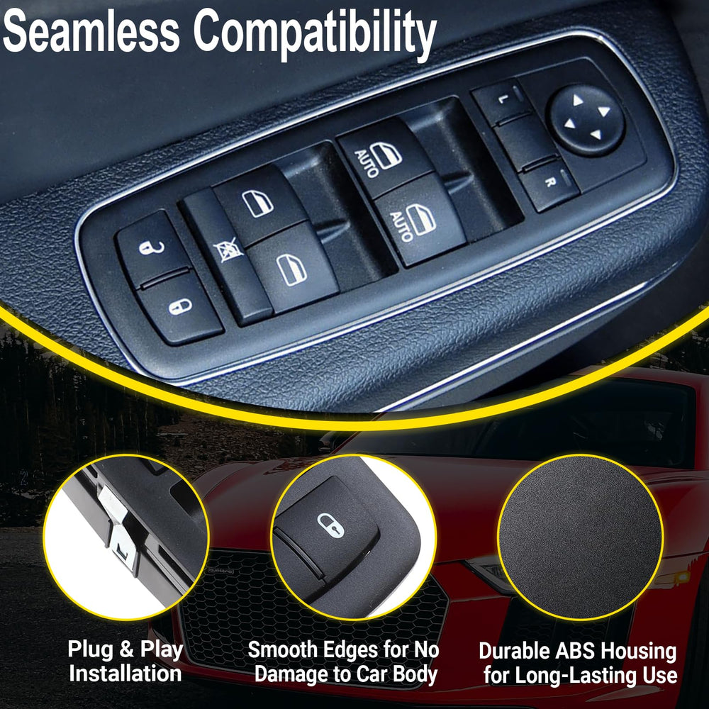 ROSY PIXEL switch in truck interior lifestyle shot showing restored convenience and function