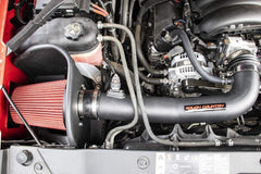 Rough Country large-diameter intake tube detail highlighting improved airflow benefit