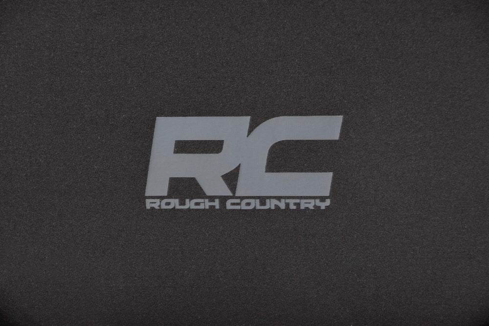 Rough Country lifestyle Jeep interior demonstrating durable, factory-fit look