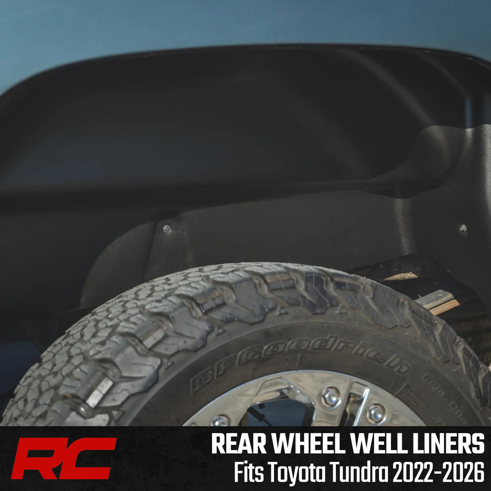 Rough Country lifestyle image of off-road Silverado showcasing protection advantage