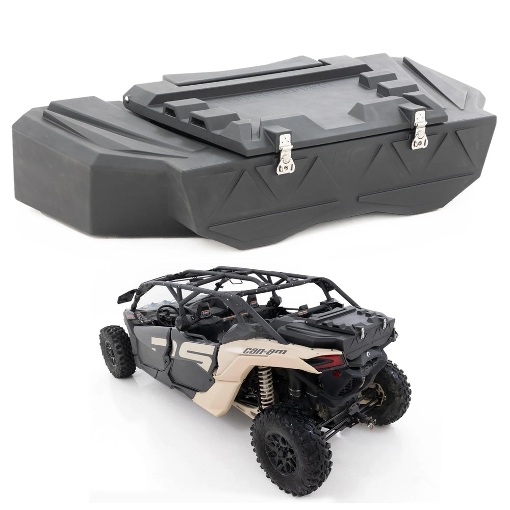 Rough Country front view mounted on Maverick X3 showing clean fit and protection
