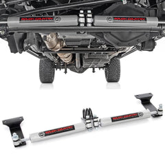Rough Country front view of N3 dual stabilizer showing robust construction and improved control