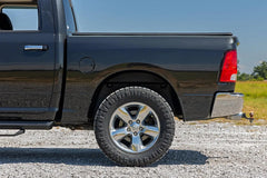 Rough Country side profile of installed liners showing clean finished rear look