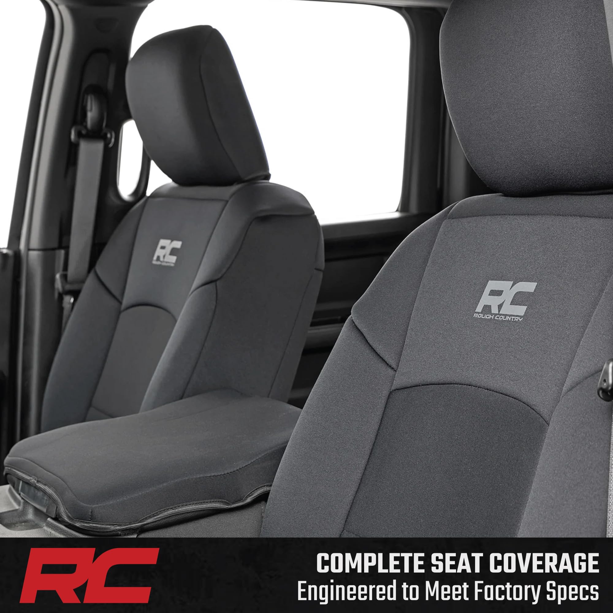 Rough Country close-up stitching detail showing durable construction benefit