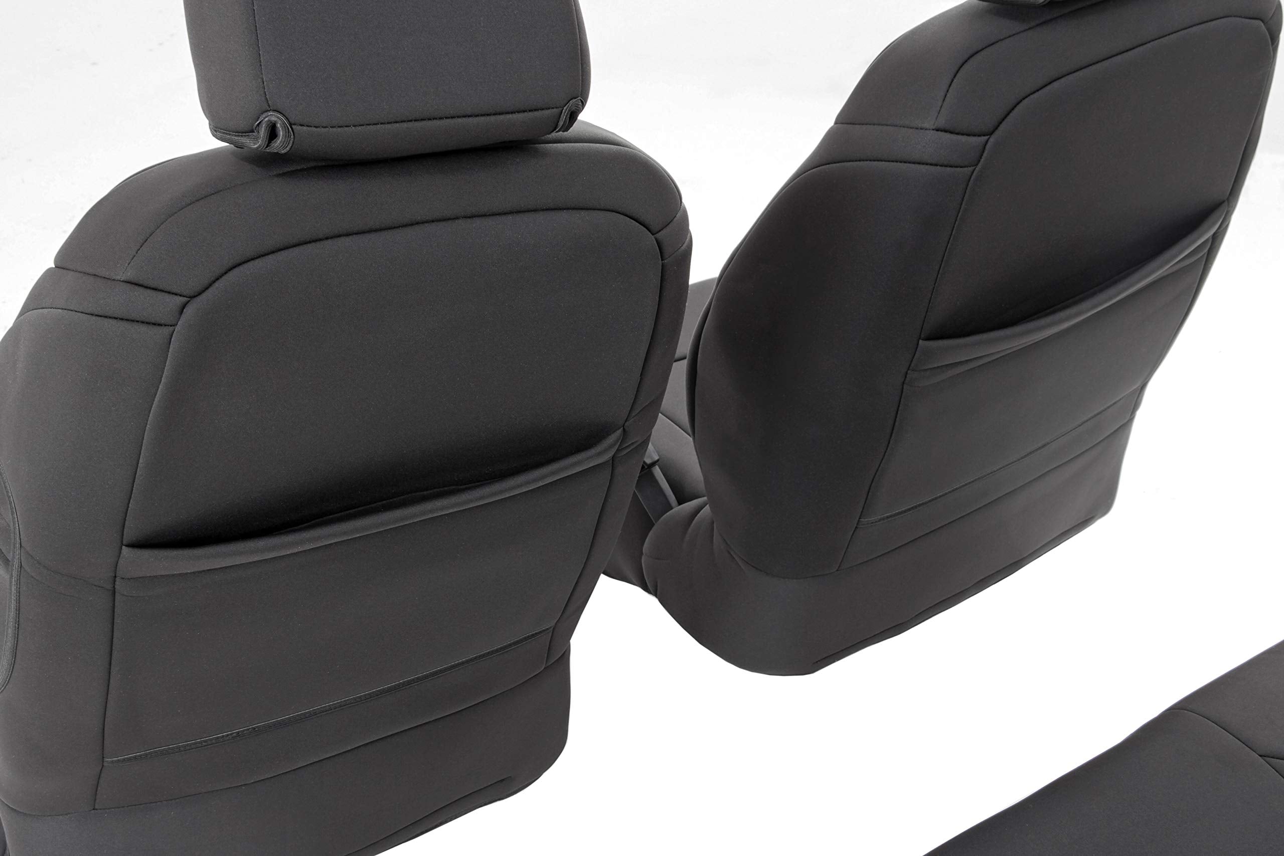 Rough Country headrest stitching detail showing durable seams and finish