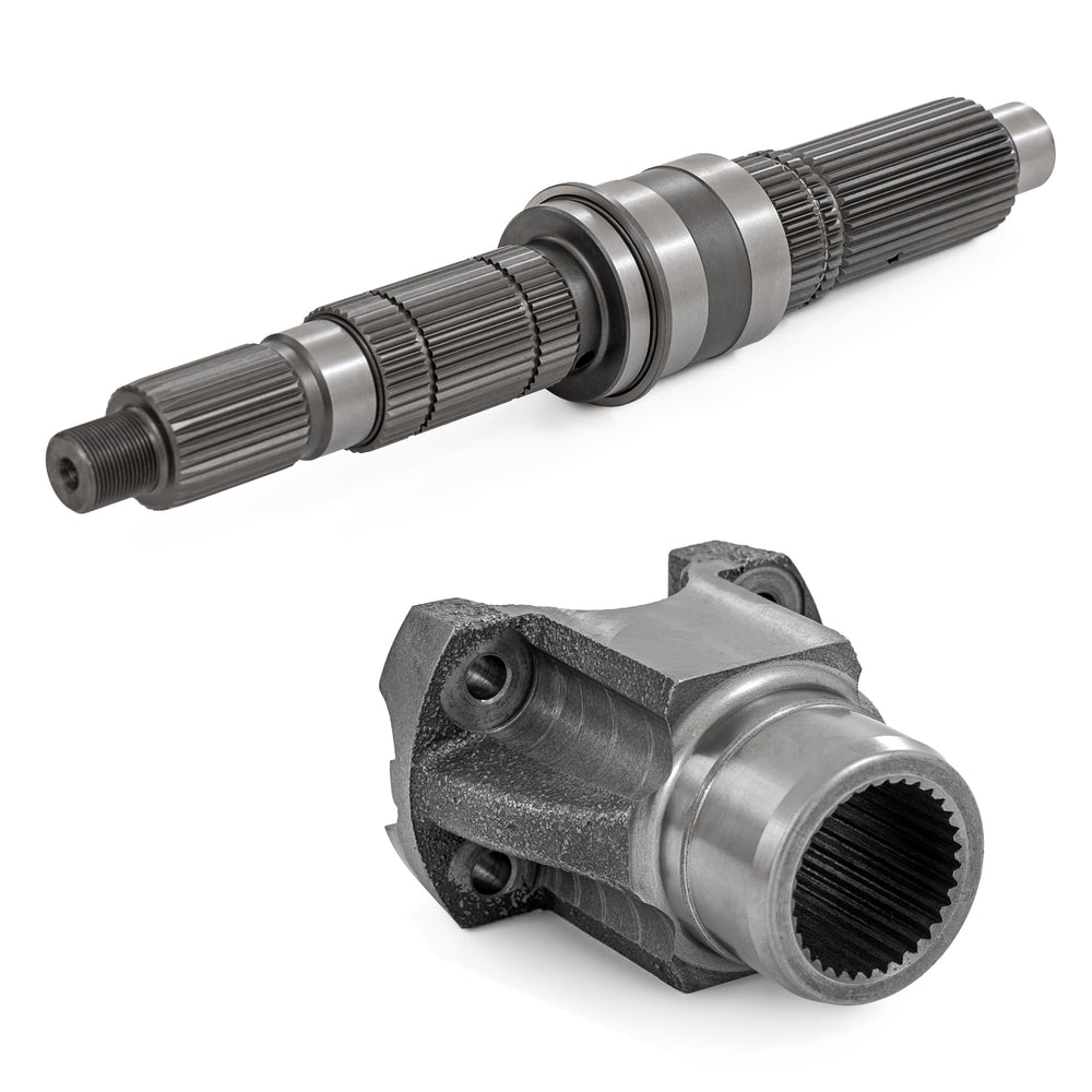 Rough Country transfer case adapter detail showing machining and corrosion resistance