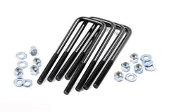 Rough Country U-bolt front view showing durable e-coating and corrosion protection