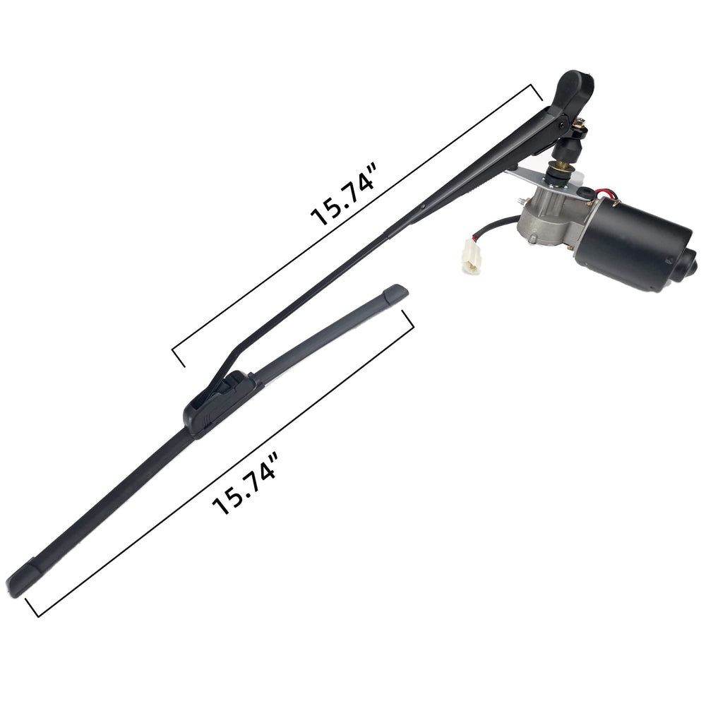 ROVIKE close-up of wiper arm and blade highlighting durable edge