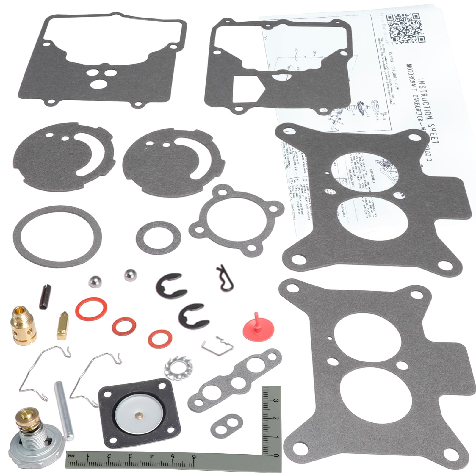 RoyalAir 15369D front packaging showing full rebuild kit and components for easy identification