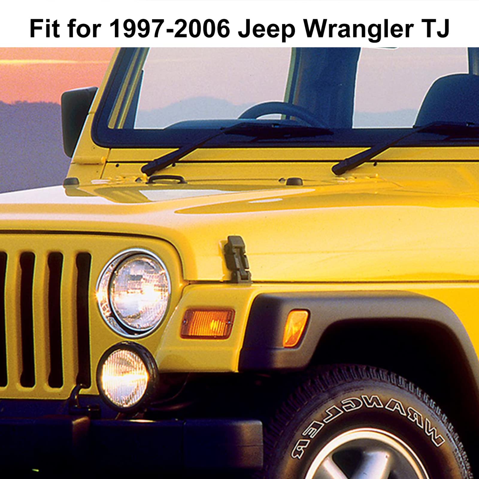 RT-TCZ lifestyle Wrangler on road showing upgraded grille for enhanced curb appeal