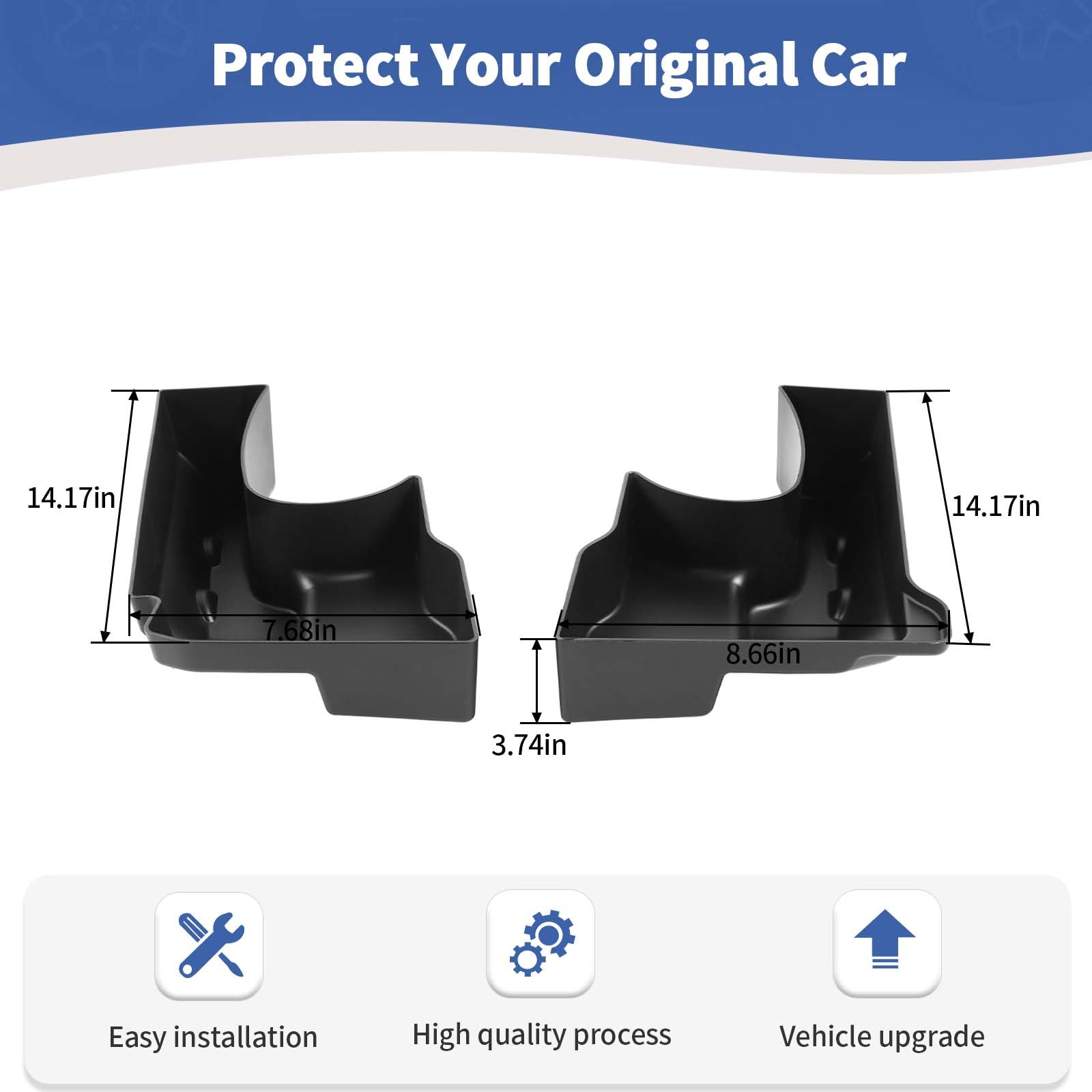 RT-TCZ tray label and fitment sticker showing vehicle-specific design benefit