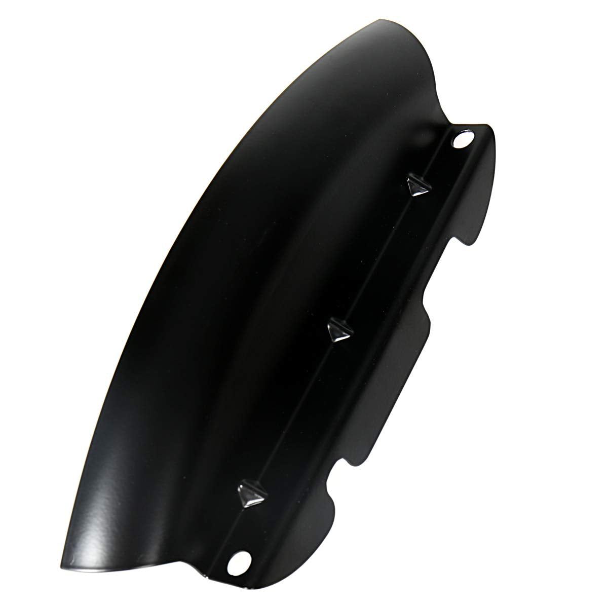 Rudyness wind deflector on touring bike in motion showing stability benefit