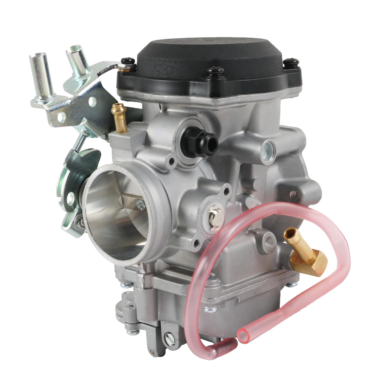 RUIANOMG carburetor beside ruler indicating accurate sizing benefit