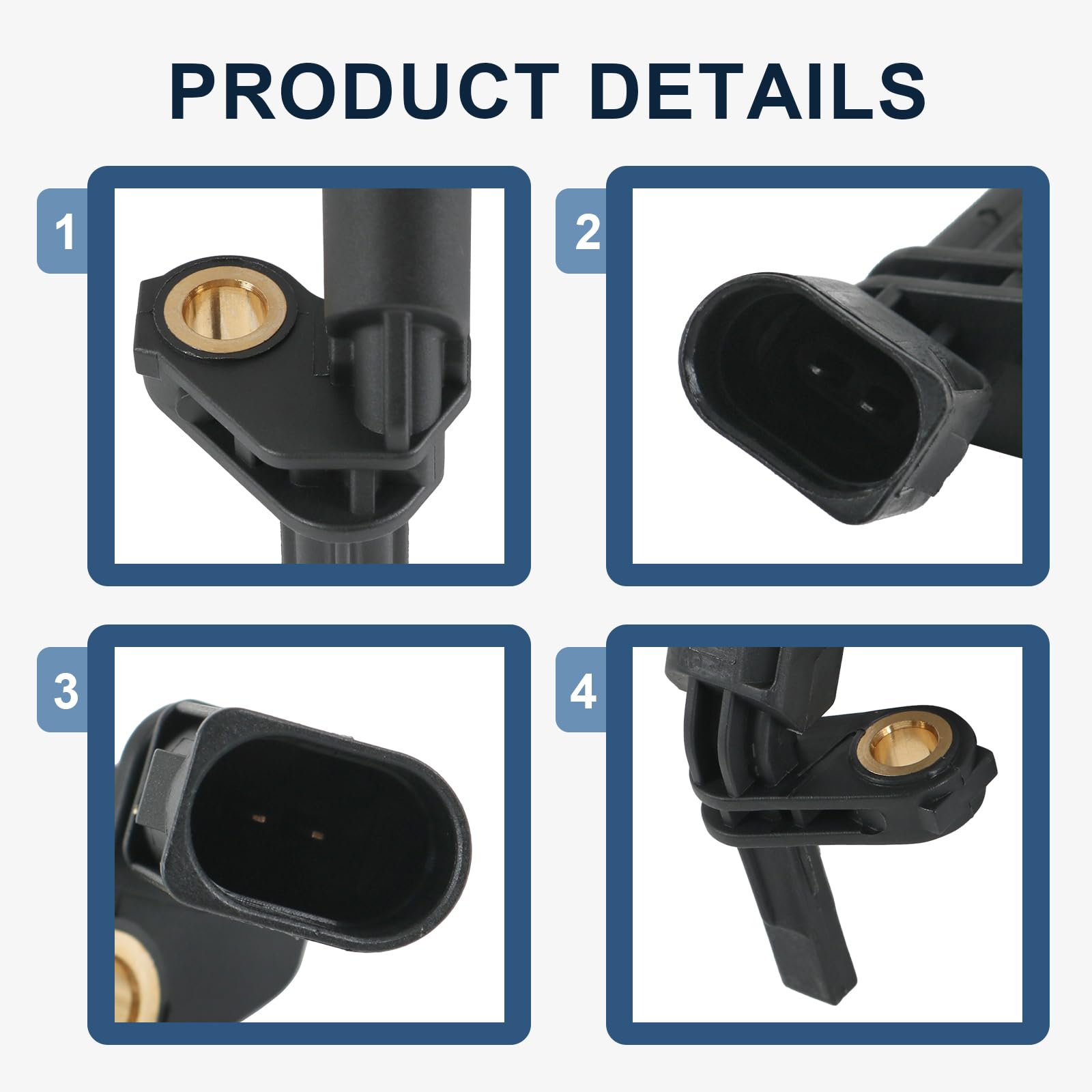 RUIANOMG sensor installed on front wheel hub demonstrating restored signals benefit