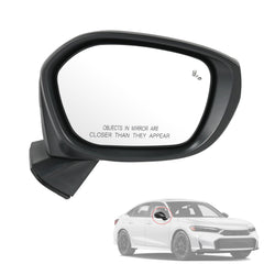RUIANOMG right passenger mirror front view showing fit and finish benefit of OEM look