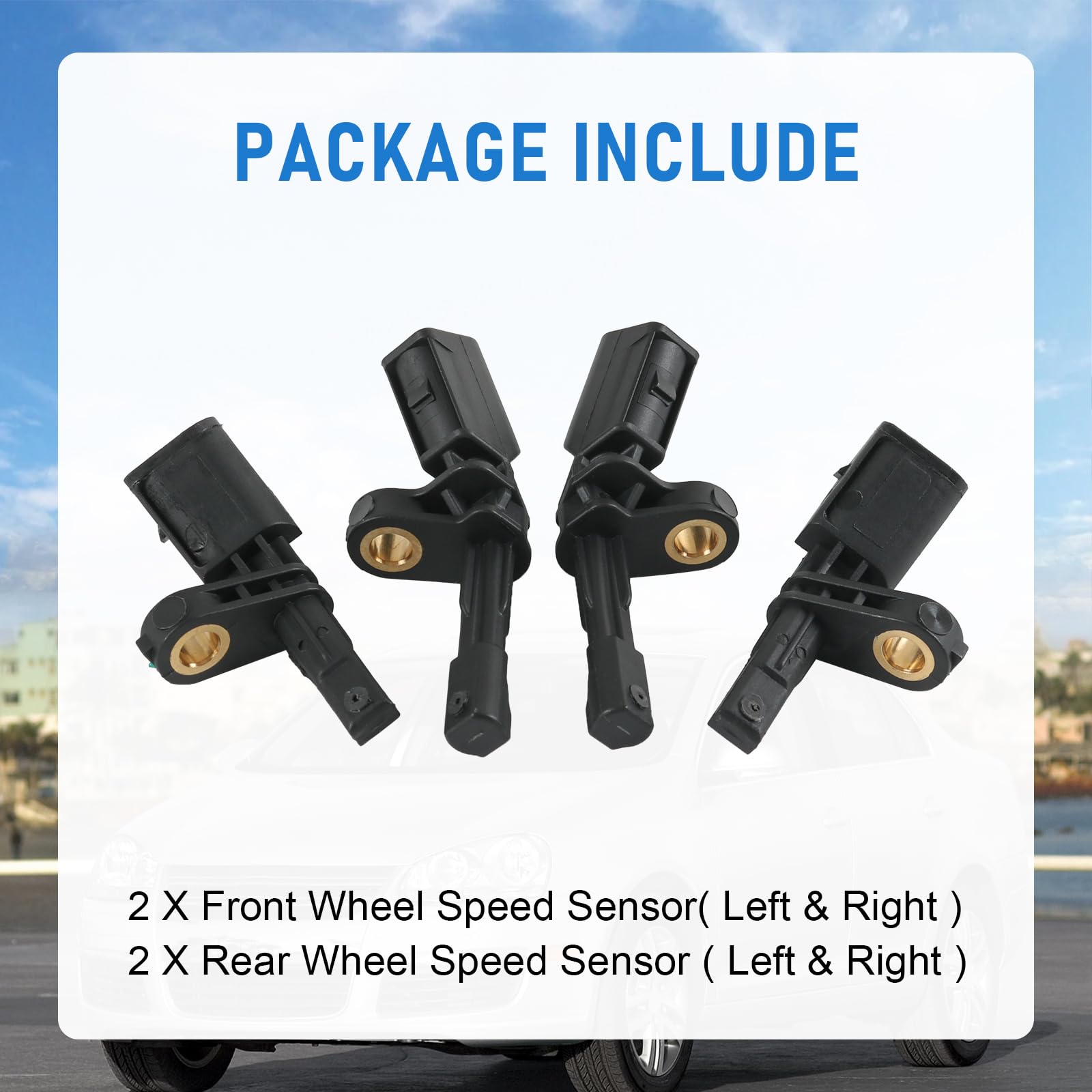 RUIANOMG sensor beside ruler showing dimensions for accurate fit benefit