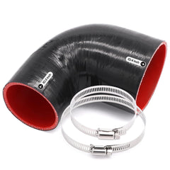 Ruikarhop front view of elbow with clear sizing and color for quick identification