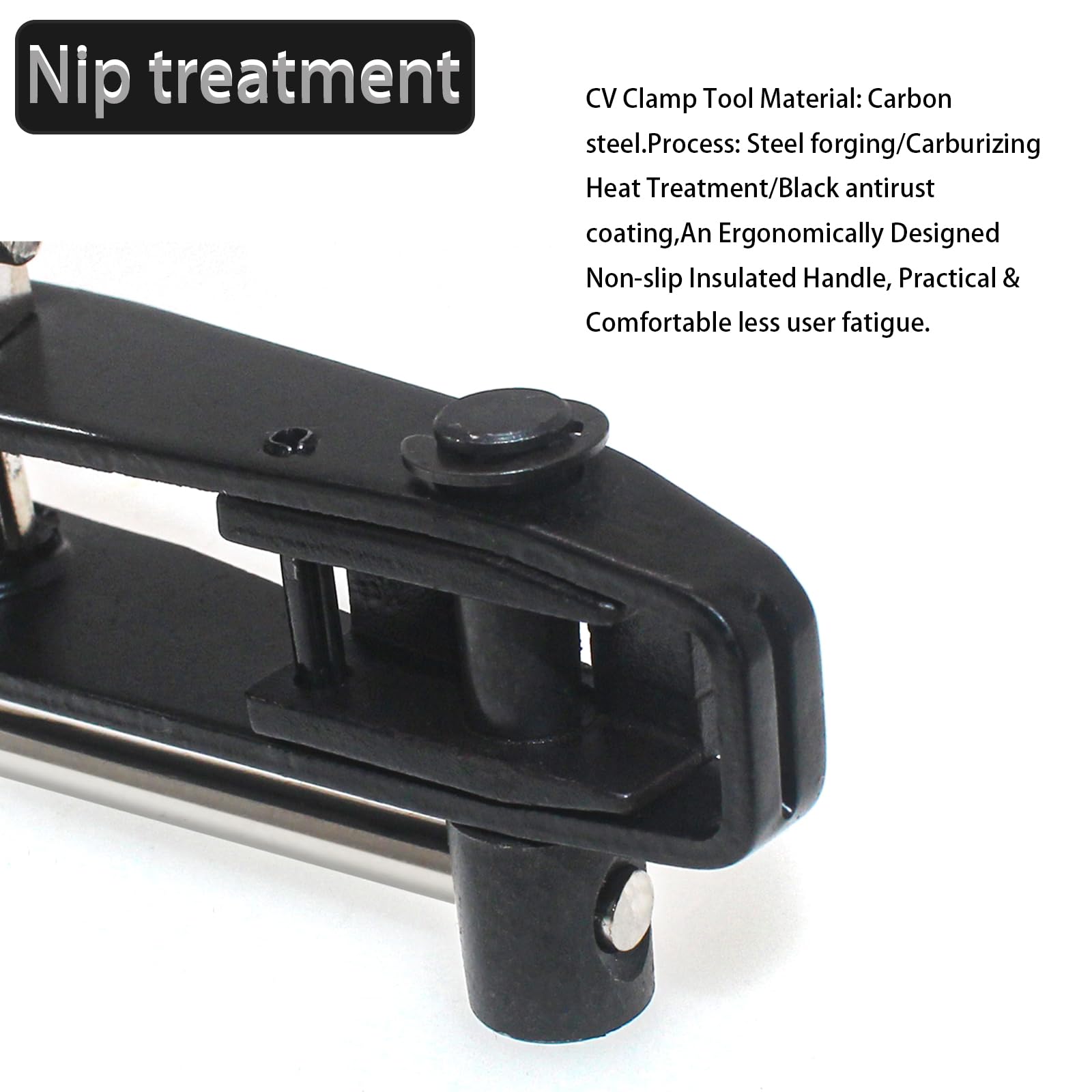 RUITONDA clamps installed on a fuel hose demonstrating leak prevention