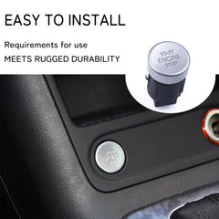 RuiWen start stop button installed on dashboard demonstrating seamless fit and function