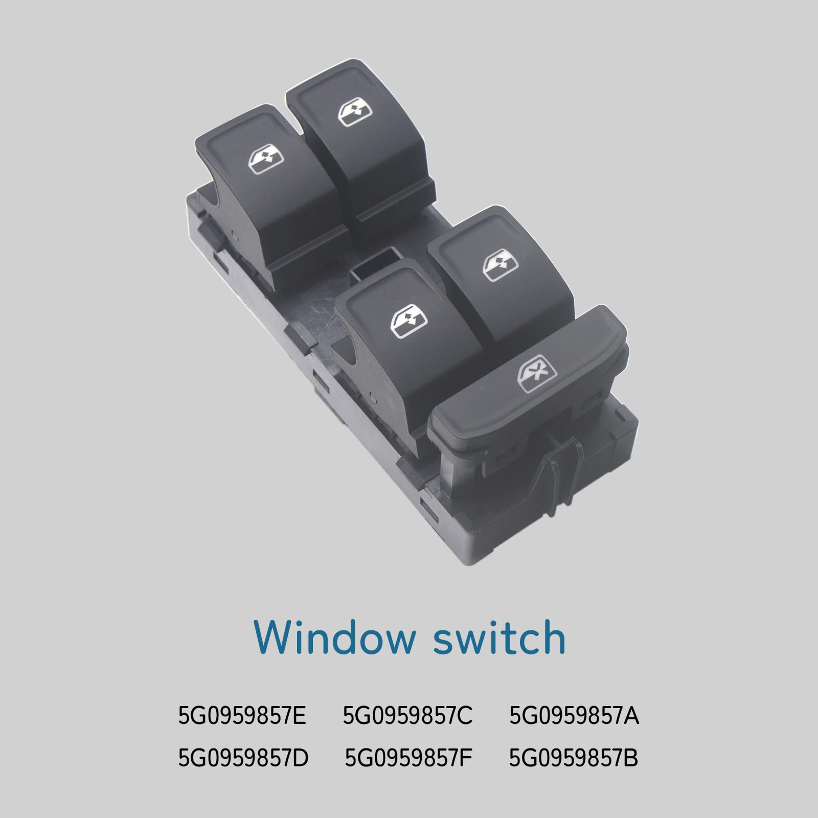 RuiWen switch next to ruler illustrating compact size for confident fitment