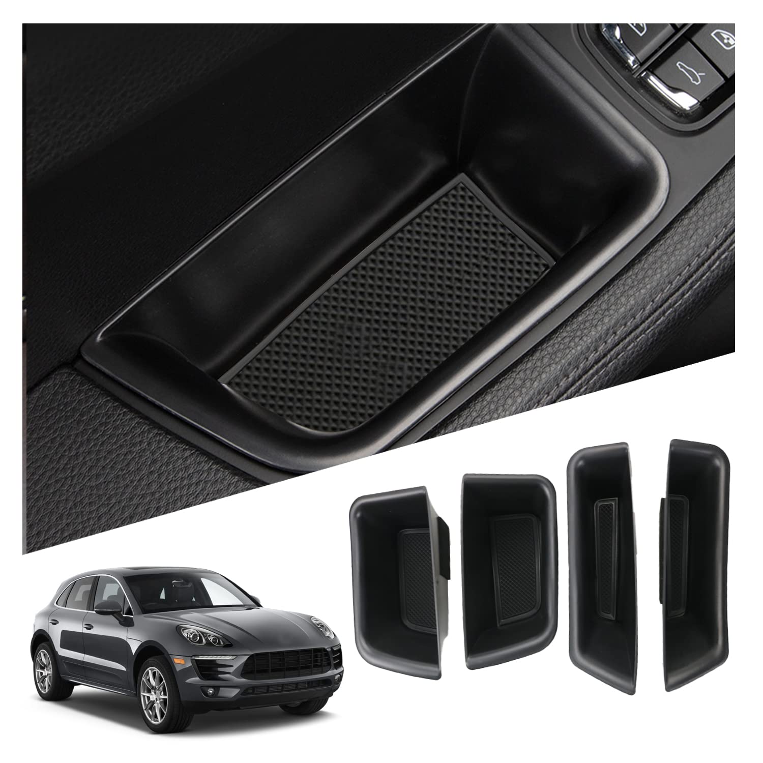 Ruiya front door tray organizer showing clean fit and easy access