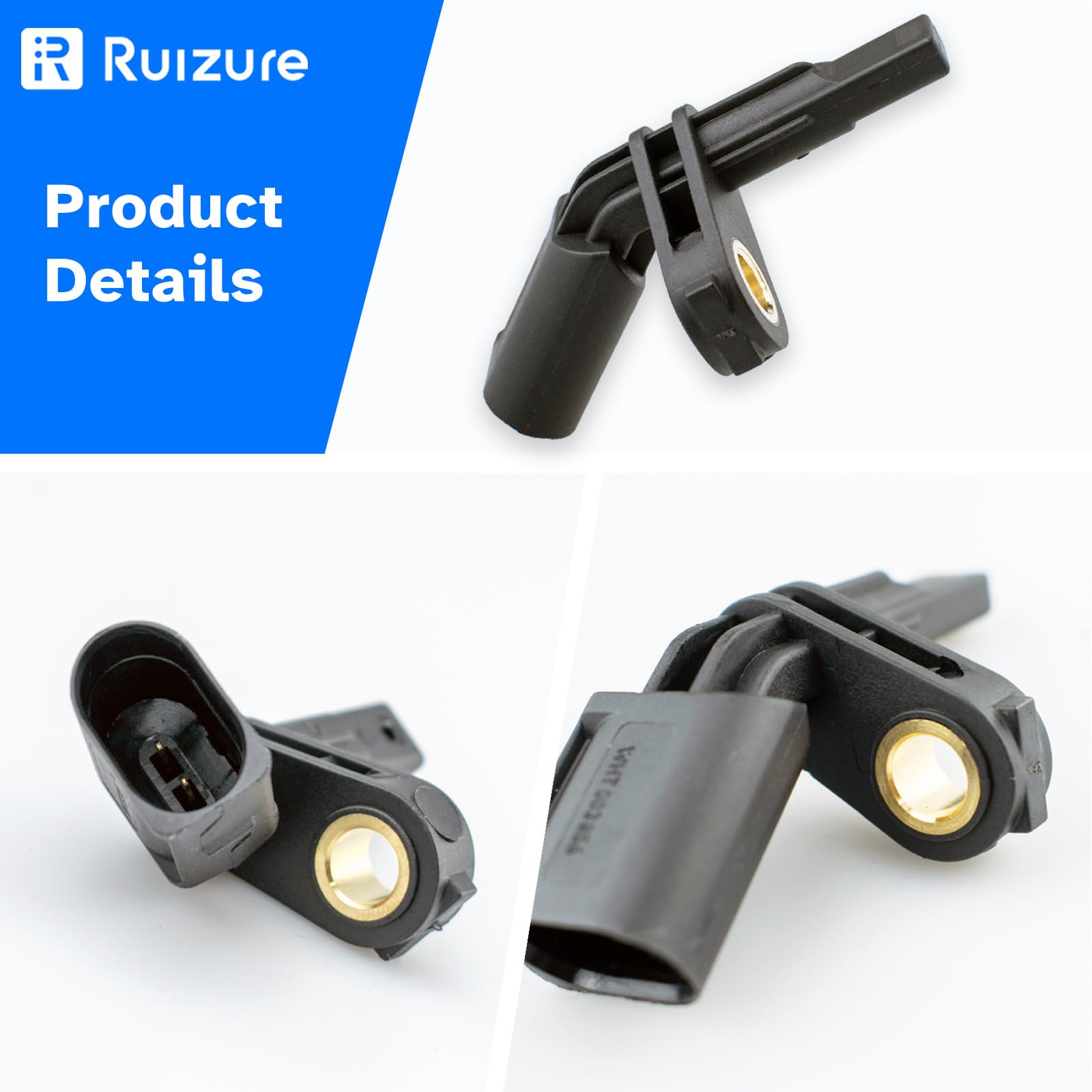 Ruizure sensors mounted on wheel hub demonstrating correct positioning and straightforward installation