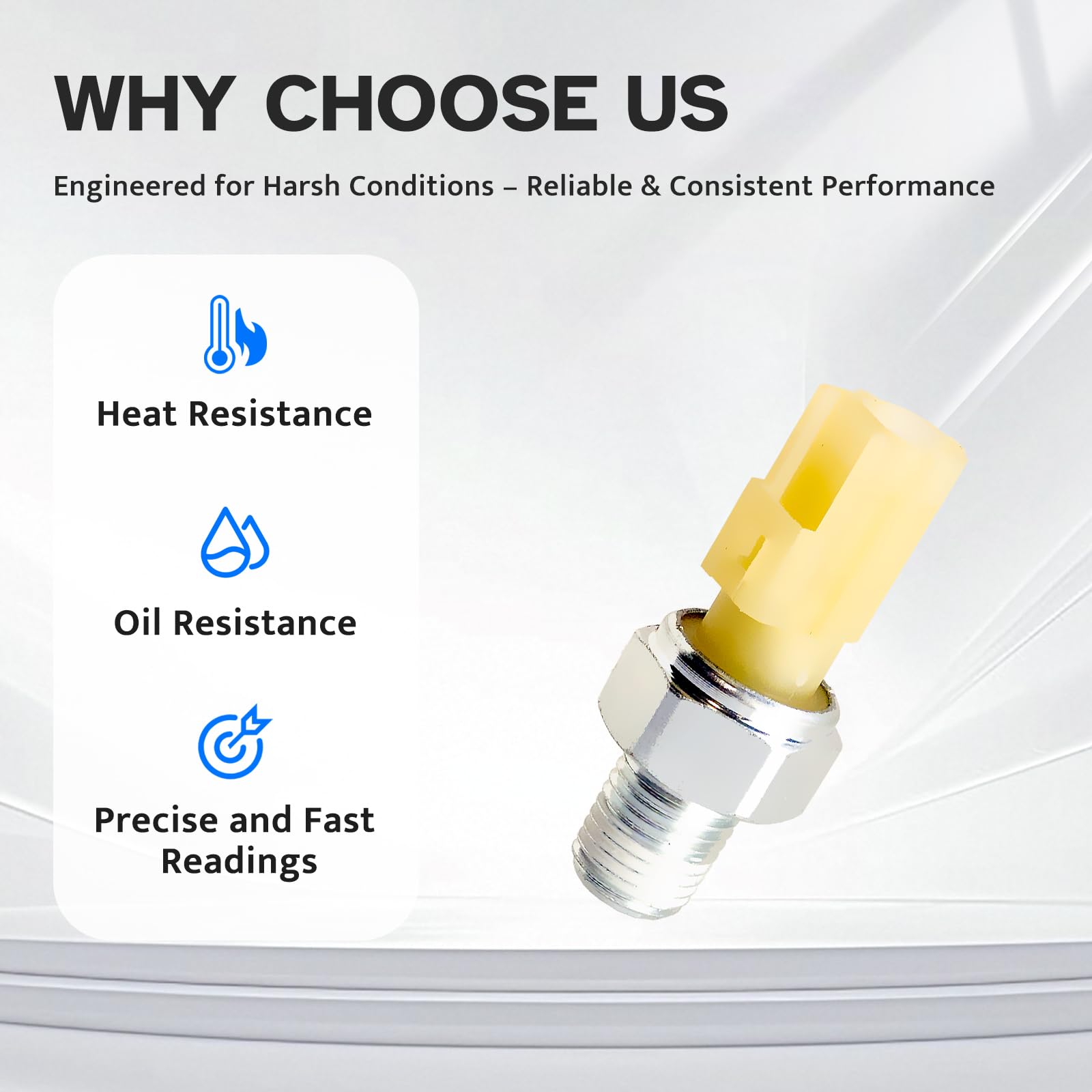 Ruizure metal sensor body detail illustrating durable corrosion resistance
