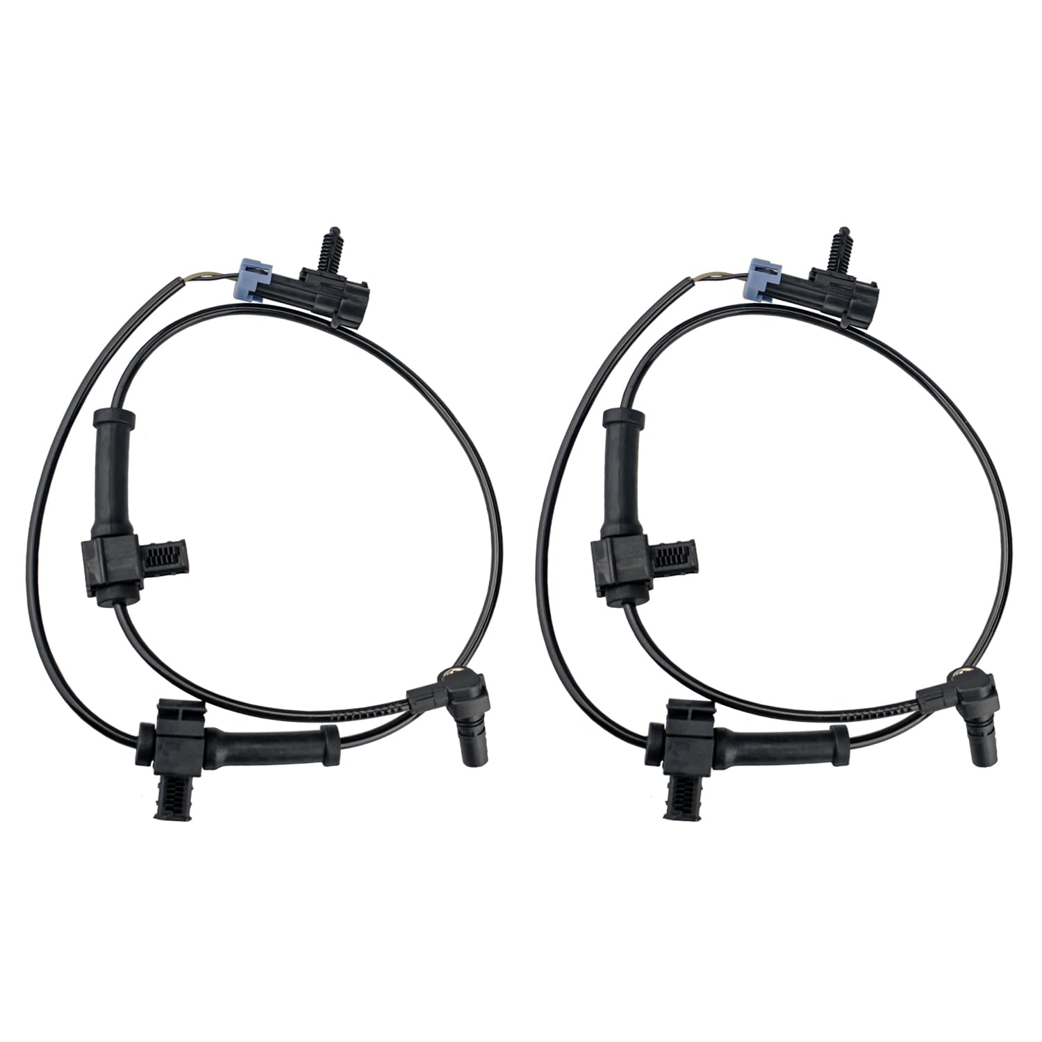 Ruizure rear ABS sensors front view showing both sensors and connectors for easy identification and fit