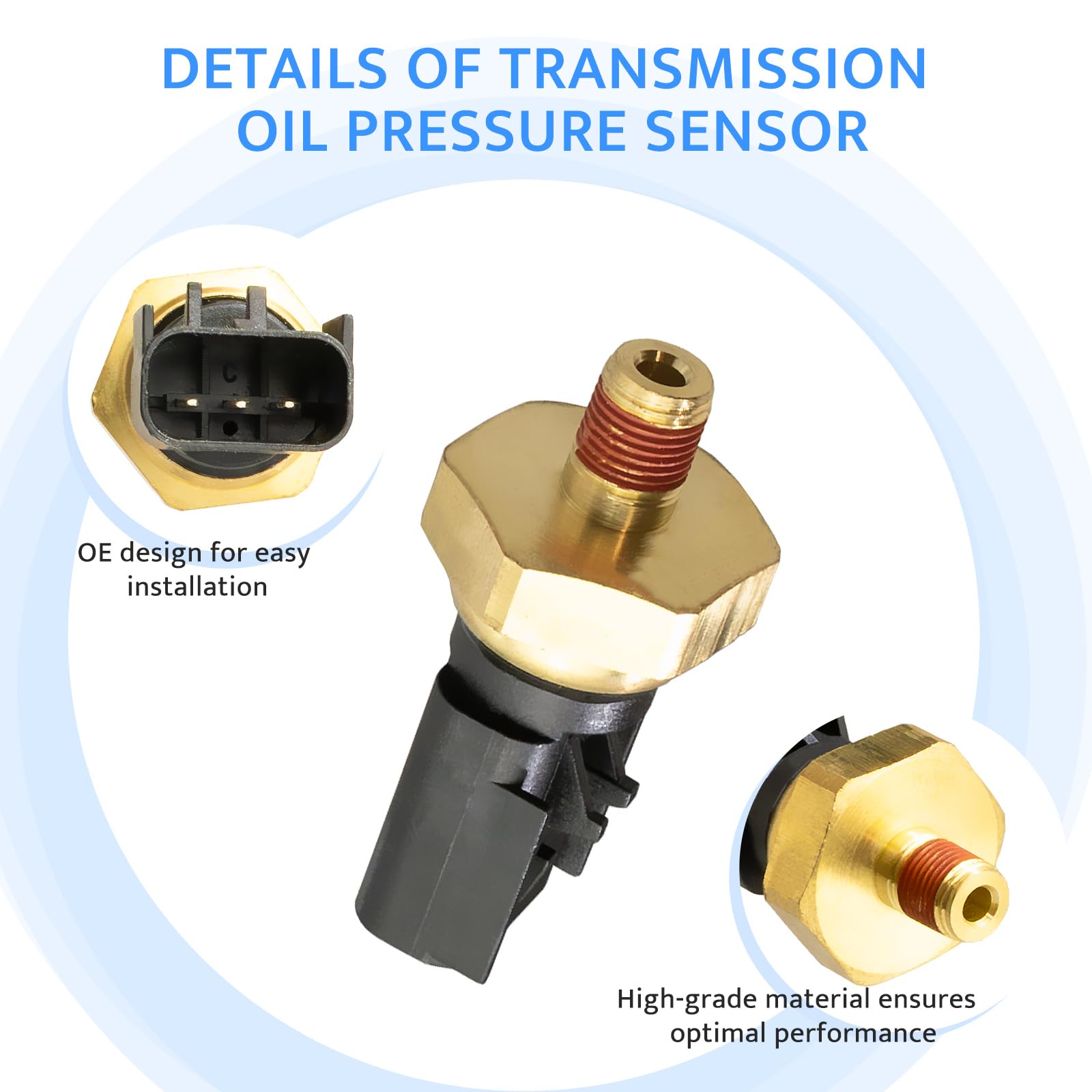 Ruizure sensor installed in engine bay demonstrating correct OEM placement