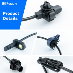 Ruizure sensor wiring harness laid out to show length and routing for easier installation