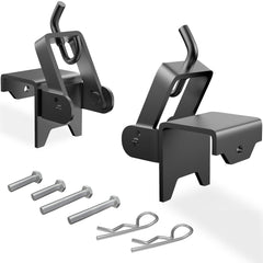 Rumngsuy front view hitch bracket showing solid fit and improved towing safety
