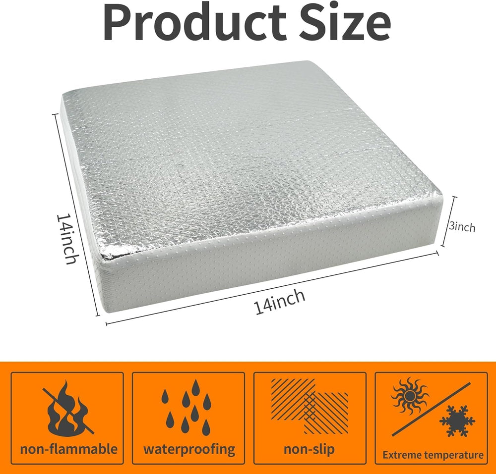 runfider size comparison with ruler confirming standard 14x14 inch fit
