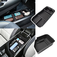 RUNROAD front view of center console tray showing neat storage and easy access