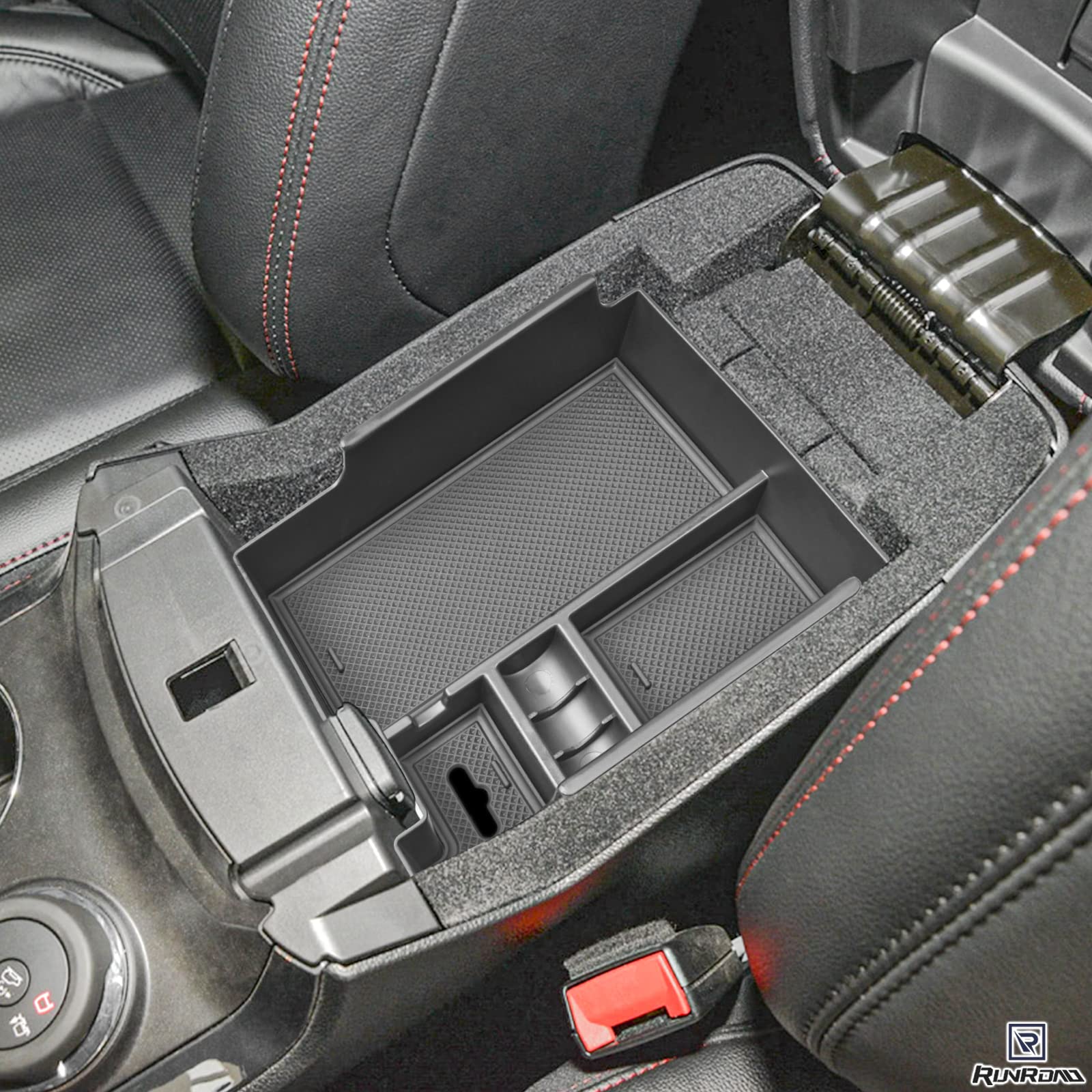 RUNROAD soft liner detail showing cushioning that prevents rattles