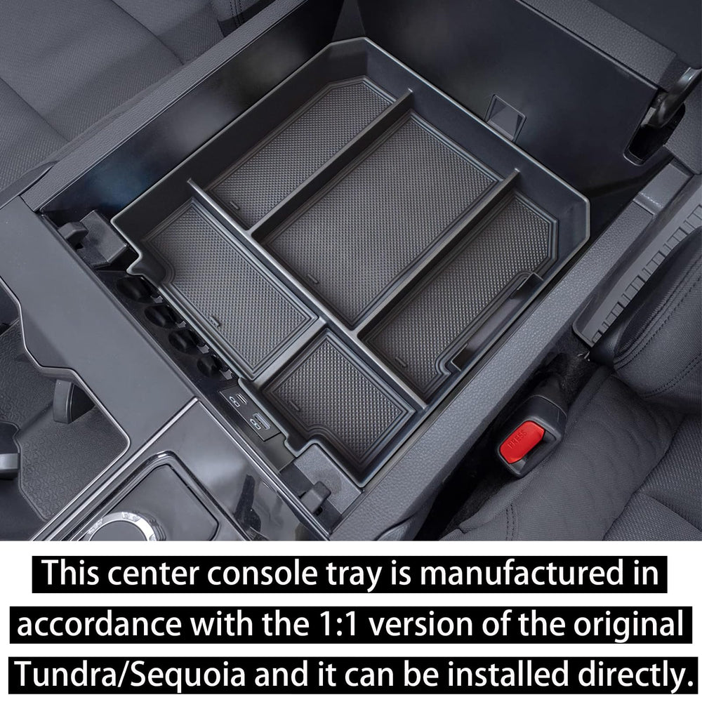 RUNROAD tray in truck cabin lifestyle shot creating tidy, functional interior