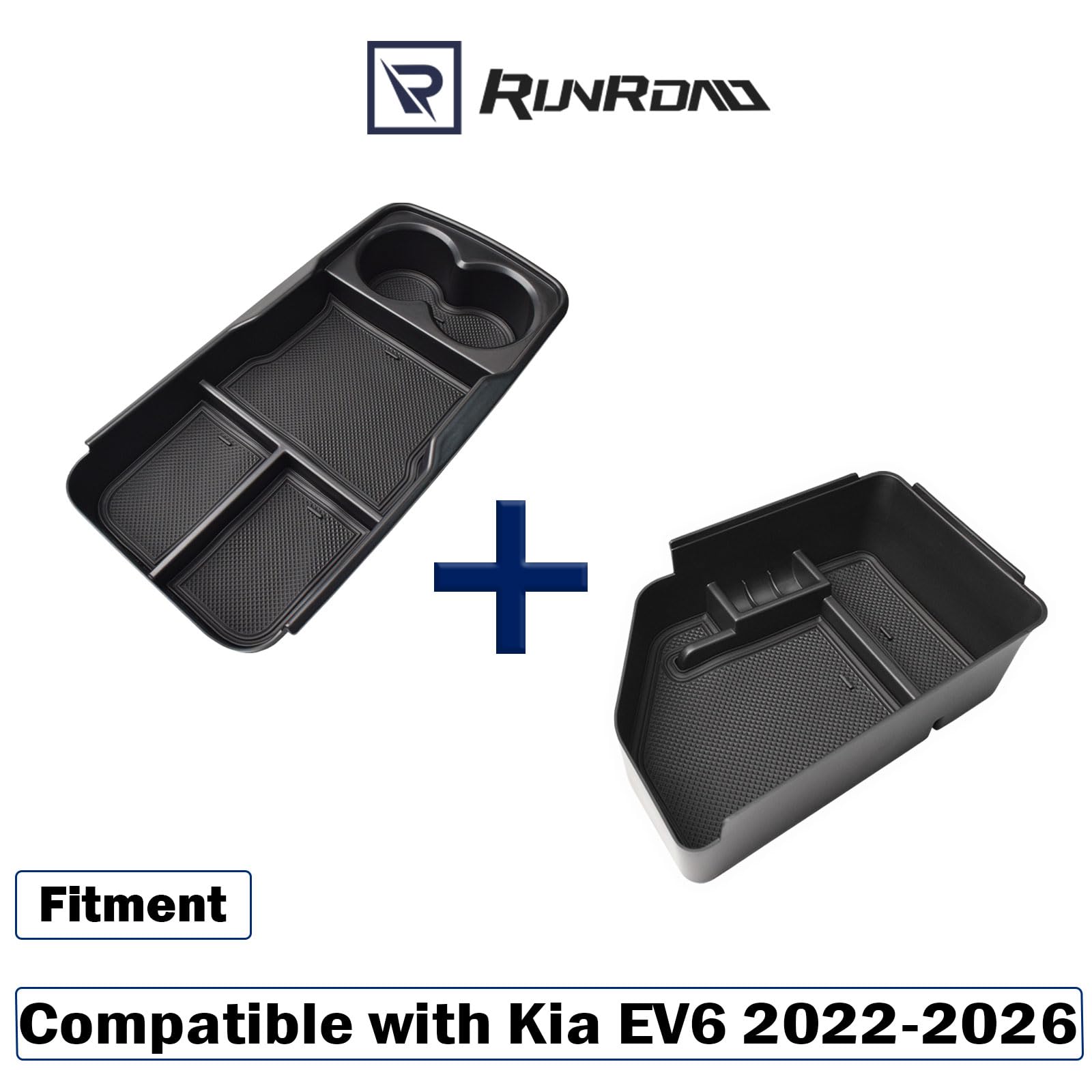RUNROAD close-up of upper tray slots protecting phone and cards