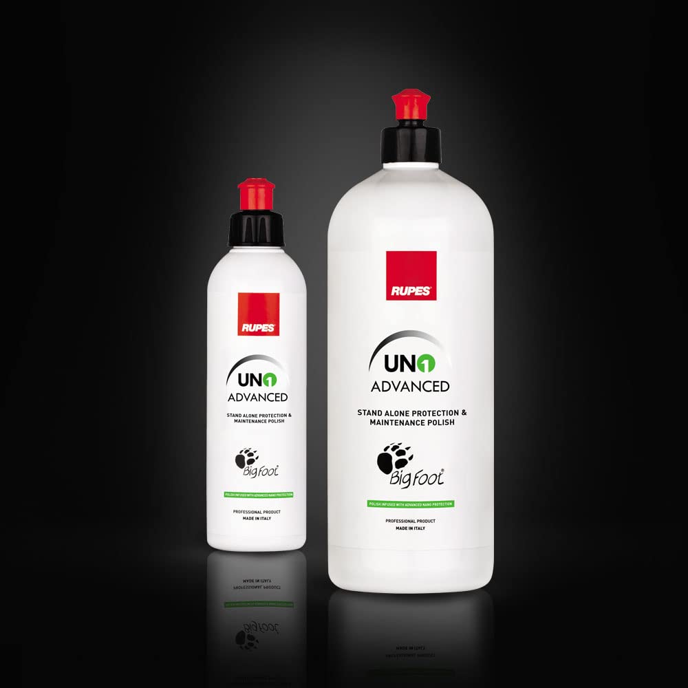 RUPES polishing application close-up demonstrating glossy finish and protection